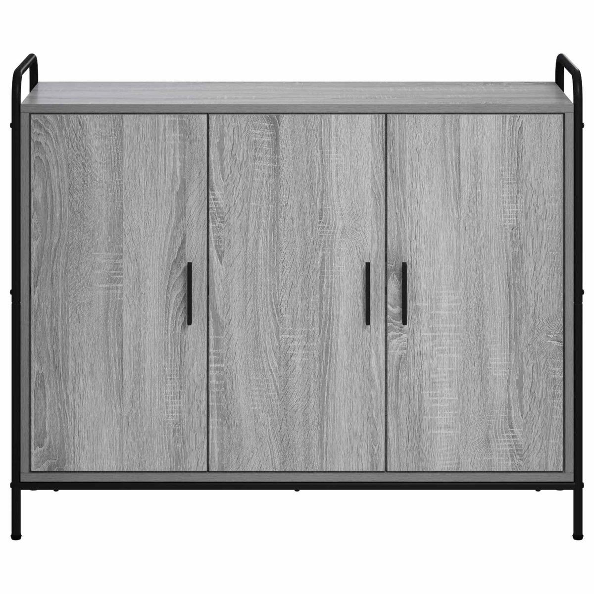 vidaXL Sideboard Grey Sonoma 98.5 x 33 x 81 cm Engineered Wood