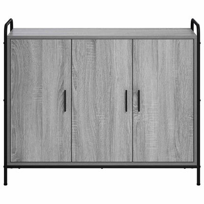 vidaXL Sideboard Grey Sonoma 98.5 x 33 x 81 cm Engineered Wood