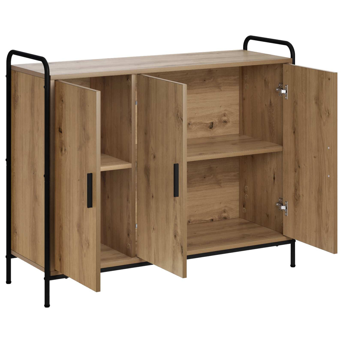 vidaXL Sideboard Artisan Oak 98.5 x 33 x 81 cm Engineered Wood