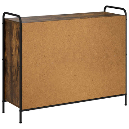 vidaXL Sideboard Smoked Oak 98.5 x 33 x 81 cm Engineered Wood