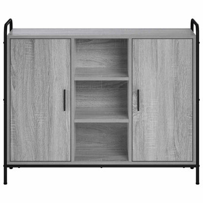 vidaXL Sideboard Grey Sonoma 98.5 x 33 x 81 cm Engineered Wood