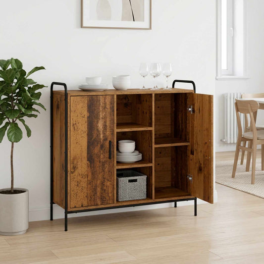 vidaXL Sideboard Old Wood 98.5 x 33 x 81 cm Engineered Wood