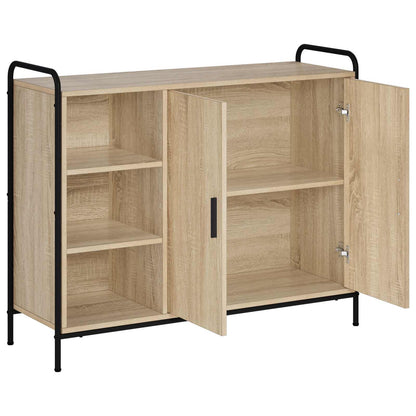 vidaXL Sideboard Sonoma Oak 98.5 x 33 x 81 cm Engineered Wood