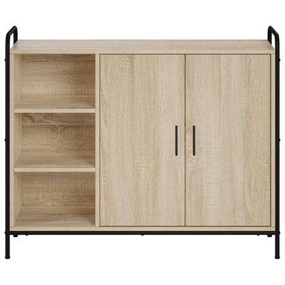 vidaXL Sideboard Sonoma Oak 98.5 x 33 x 81 cm Engineered Wood