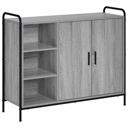vidaXL Sideboard Grey Sonoma 98.5 x 33 x 81 cm Engineered Wood