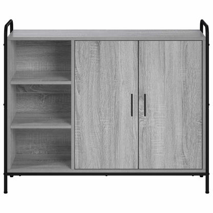 vidaXL Sideboard Grey Sonoma 98.5 x 33 x 81 cm Engineered Wood