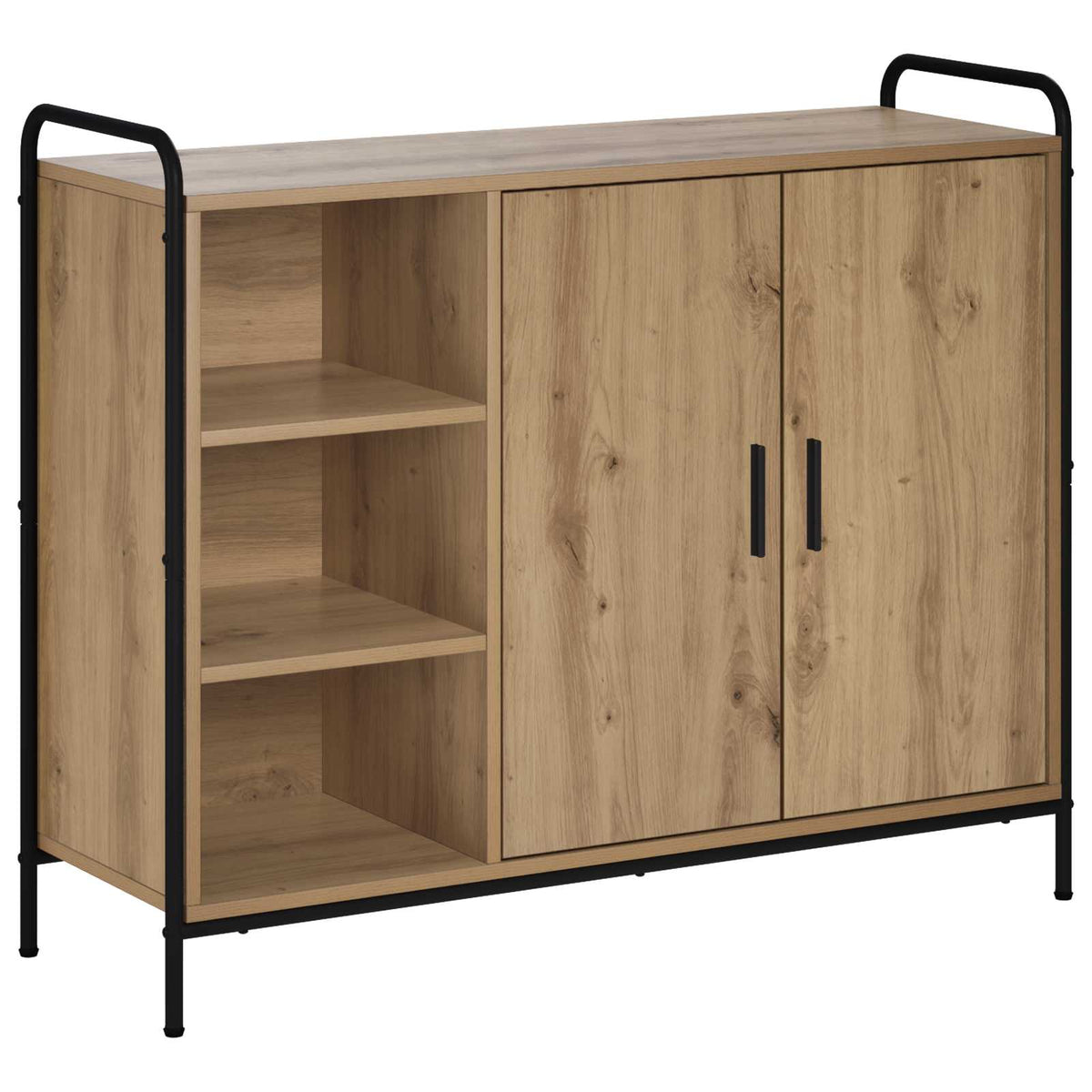 vidaXL Sideboard Artisan Oak 98.5 x 33 x 81 cm Engineered Wood