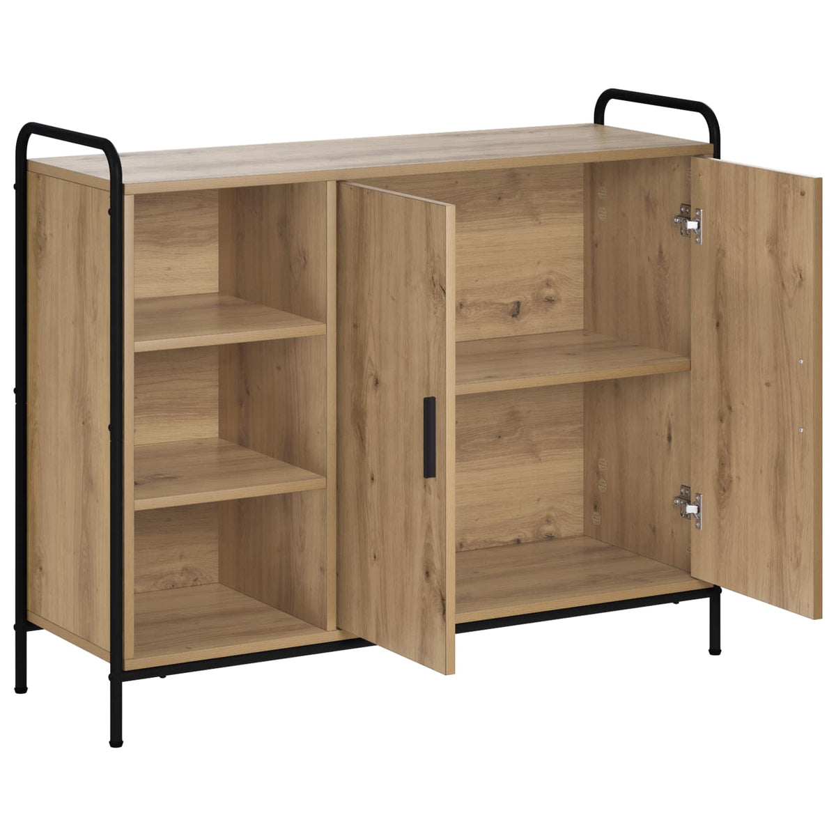 vidaXL Sideboard Artisan Oak 98.5 x 33 x 81 cm Engineered Wood