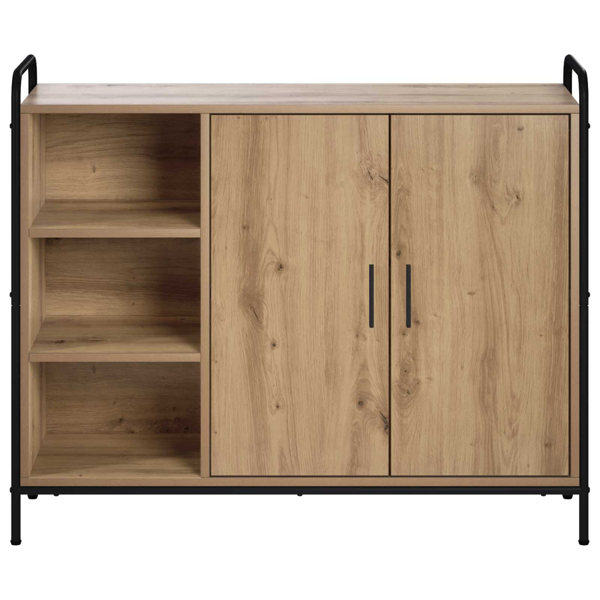 vidaXL Sideboard Artisan Oak 98.5 x 33 x 81 cm Engineered Wood