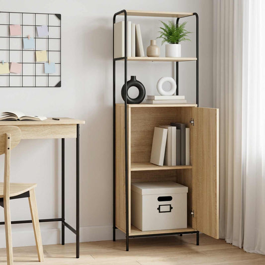 vidaXL Highboard Sonoma Oak 40 x 33 x 161 cm Engineered Wood