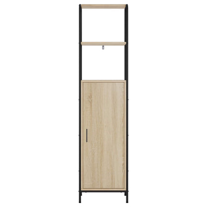 vidaXL Highboard Sonoma Oak 40 x 33 x 161 cm Engineered Wood