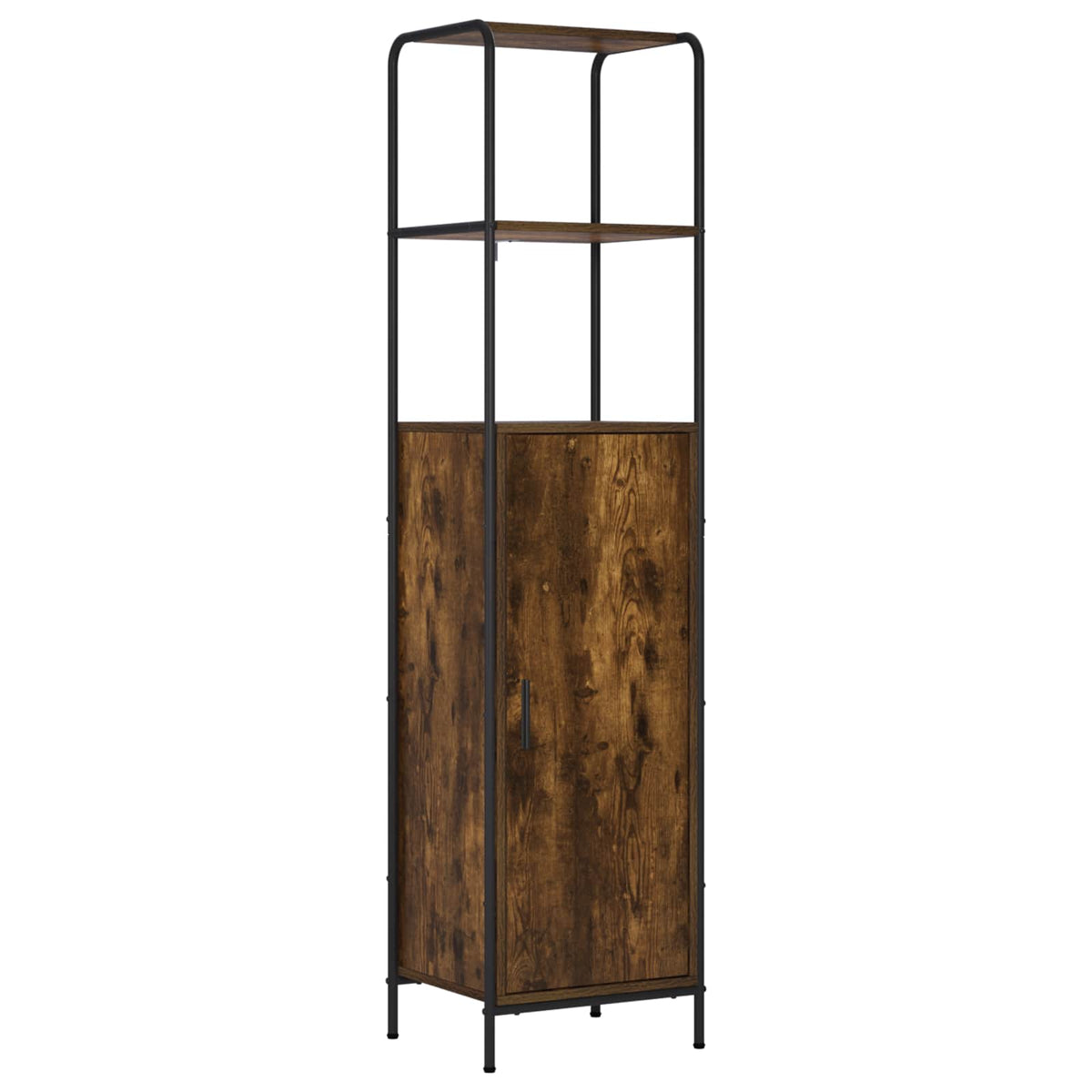 vidaXL Highboard Smoked Oak 40 x 33 x 161 cm Engineered Wood