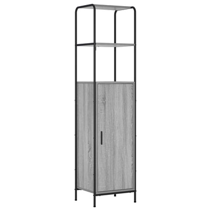 vidaXL Highboard Grey Sonoma 40 x 33 x 161 cm Engineered Wood