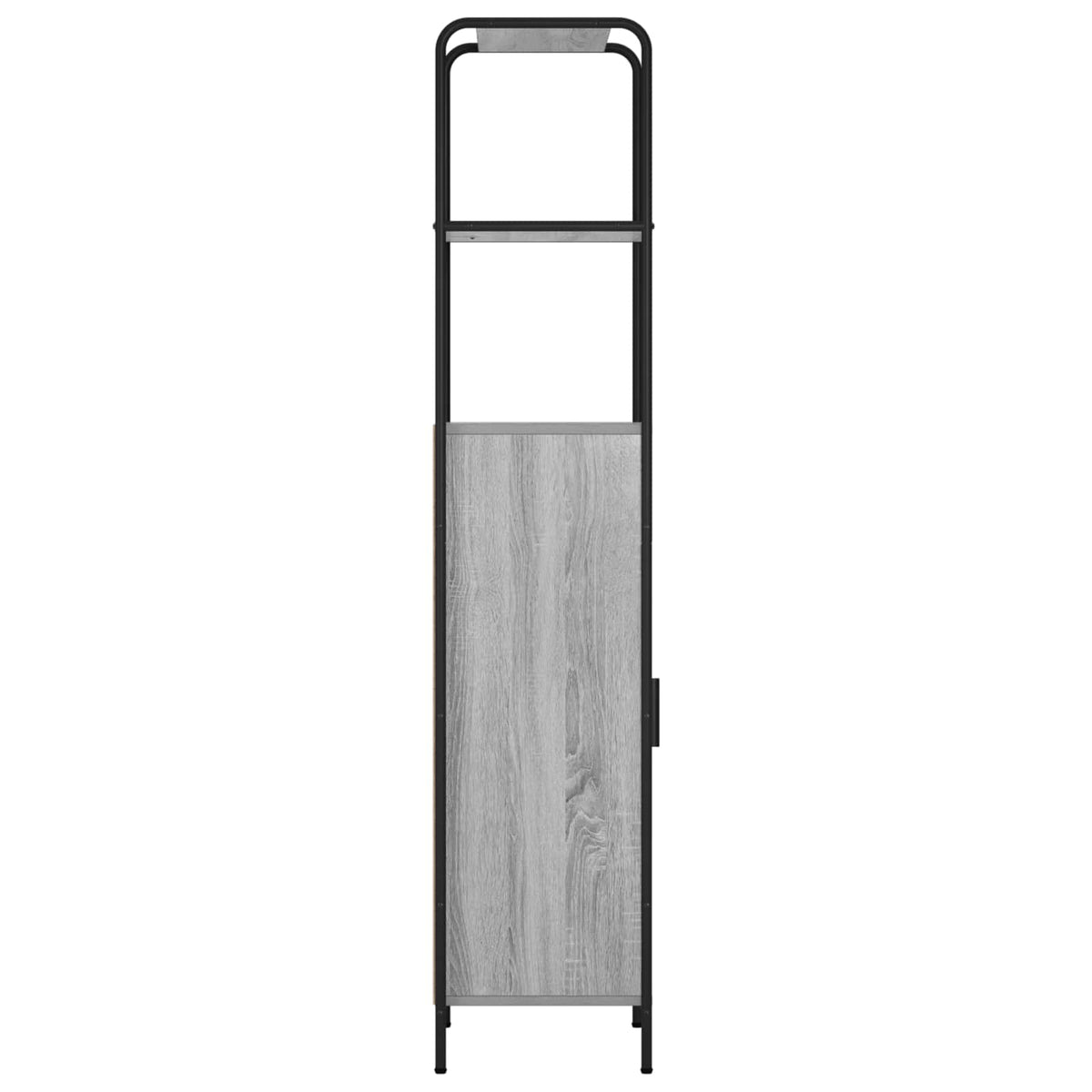 vidaXL Highboard Grey Sonoma 40 x 33 x 161 cm Engineered Wood