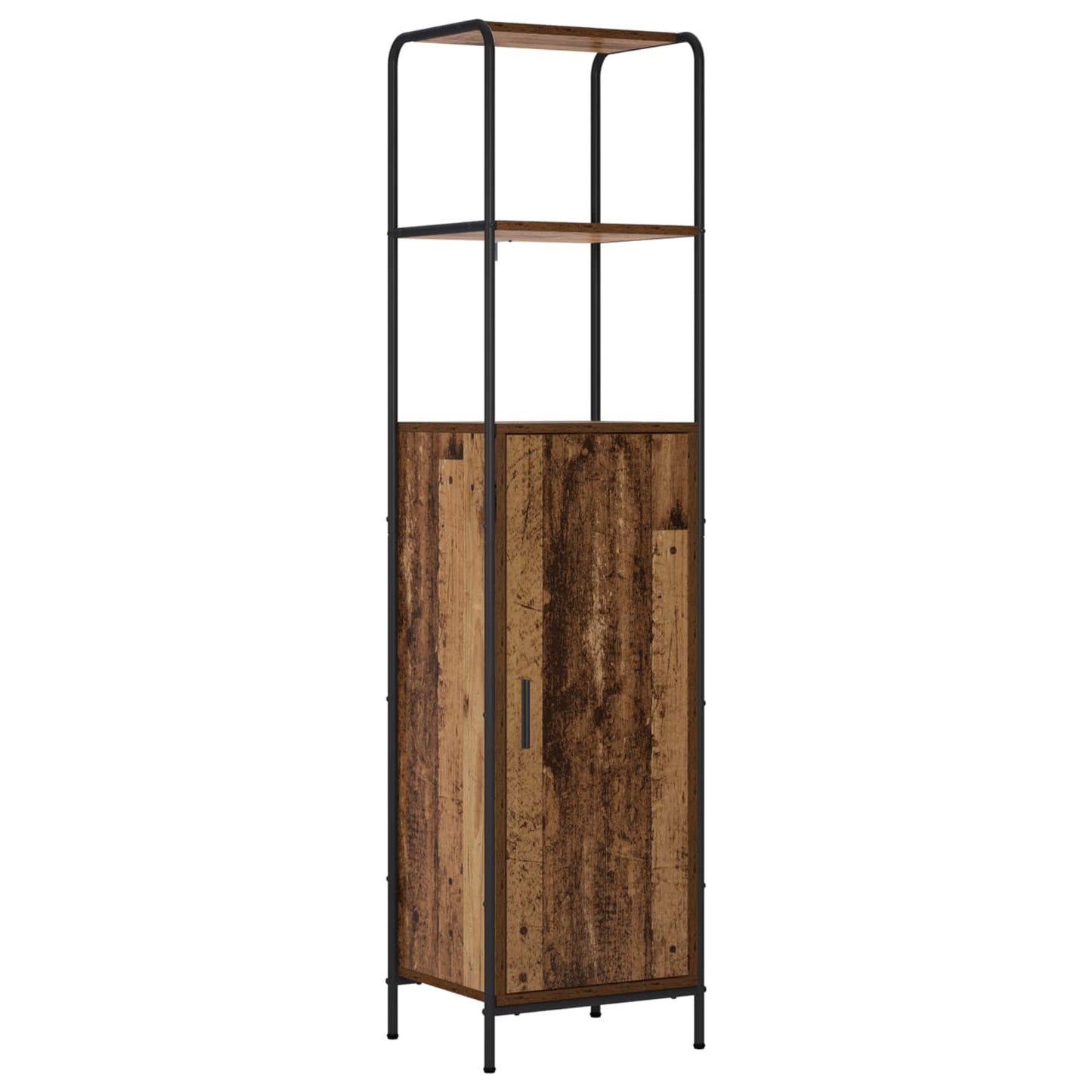 vidaXL Highboard Old Wood 40 x 33 x 161 cm Engineered Wood