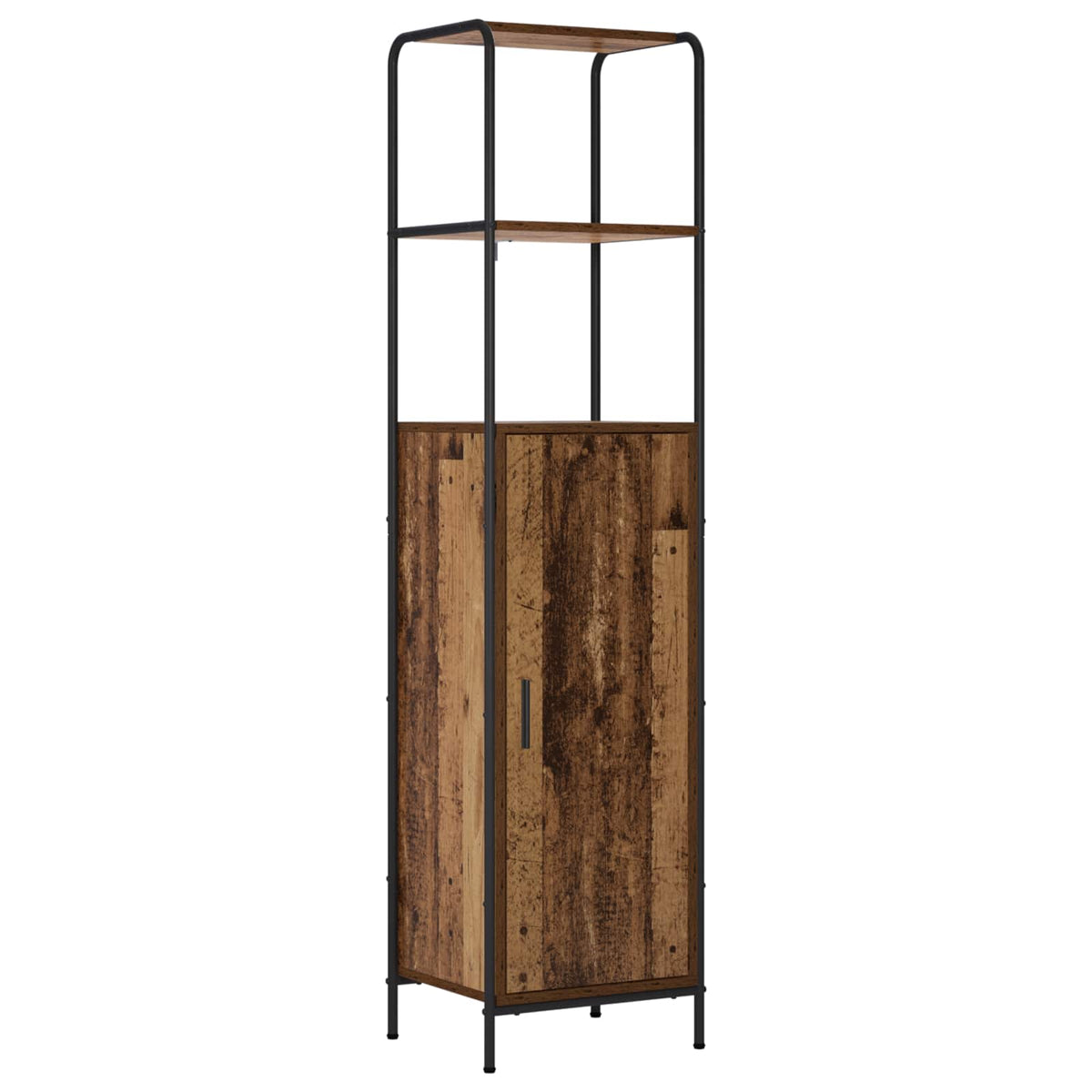 vidaXL Highboard Old Wood 40 x 33 x 161 cm Engineered Wood