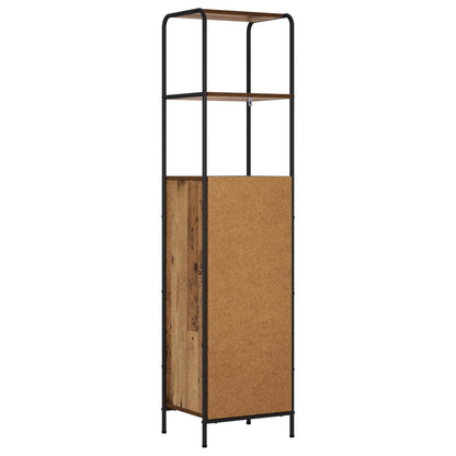 vidaXL Highboard Old Wood 40 x 33 x 161 cm Engineered Wood