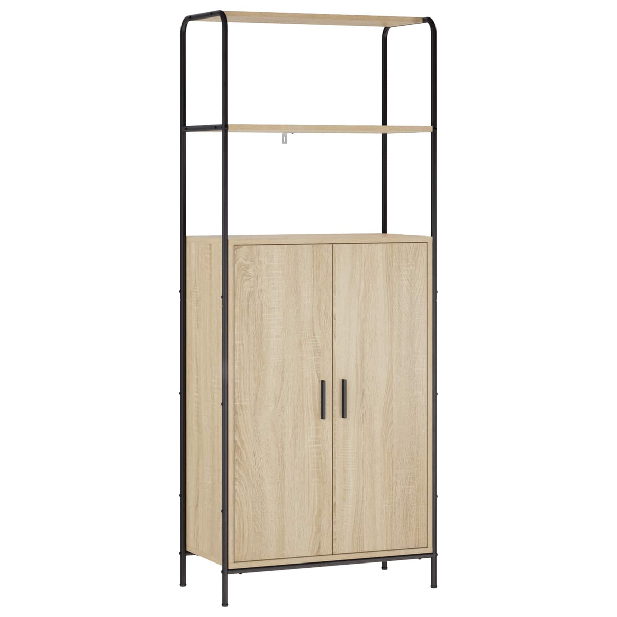 vidaXL Highboard Sonoma Oak 65 x 33 x 161 cm Engineered Wood