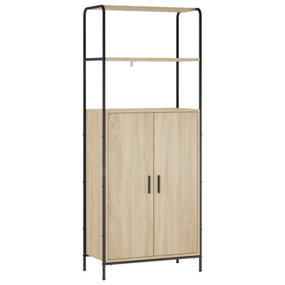 vidaXL Highboard Sonoma Oak 65 x 33 x 161 cm Engineered Wood