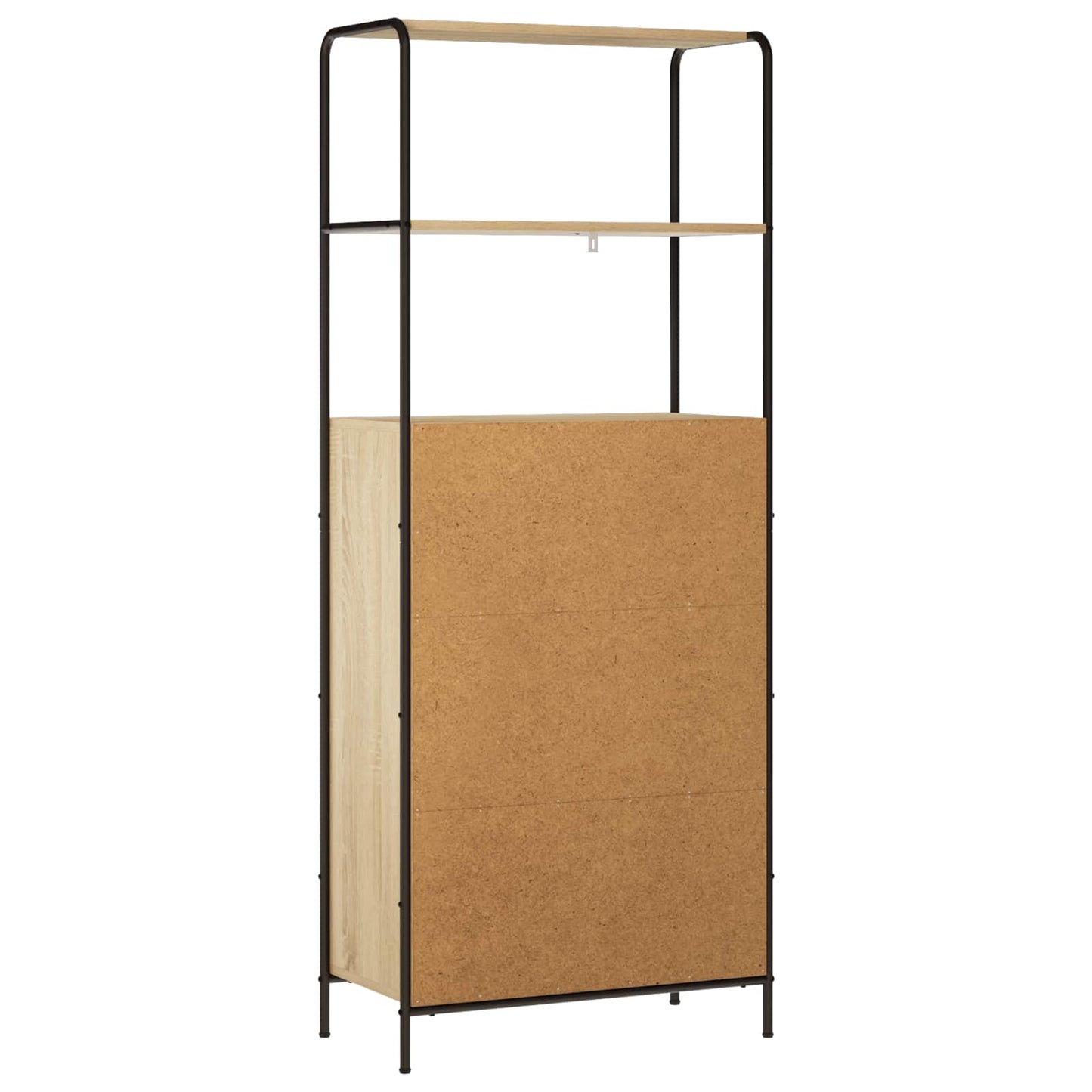 vidaXL Highboard Sonoma Oak 65 x 33 x 161 cm Engineered Wood