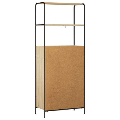 vidaXL Highboard Sonoma Oak 65 x 33 x 161 cm Engineered Wood