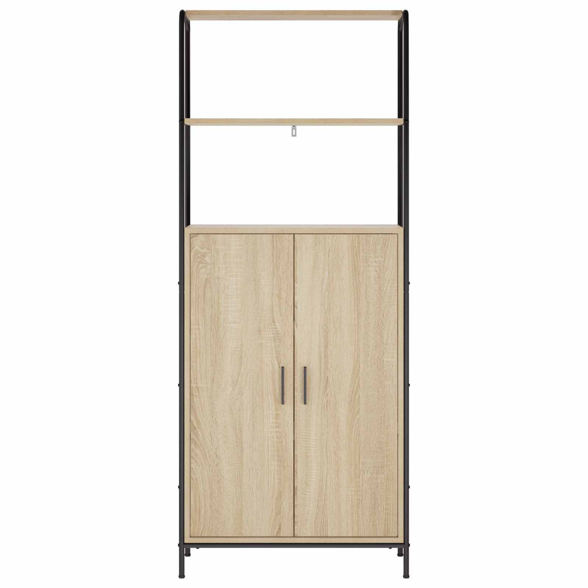 vidaXL Highboard Sonoma Oak 65 x 33 x 161 cm Engineered Wood