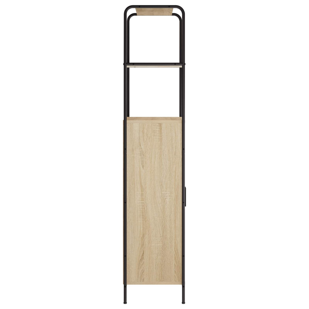 vidaXL Highboard Sonoma Oak 65 x 33 x 161 cm Engineered Wood