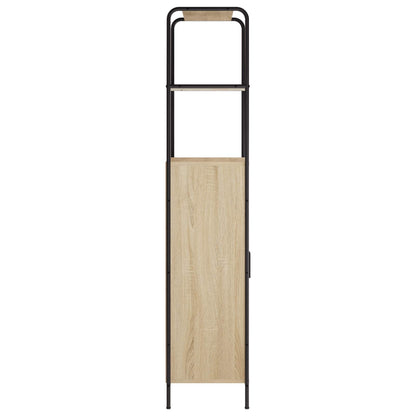 vidaXL Highboard Sonoma Oak 65 x 33 x 161 cm Engineered Wood