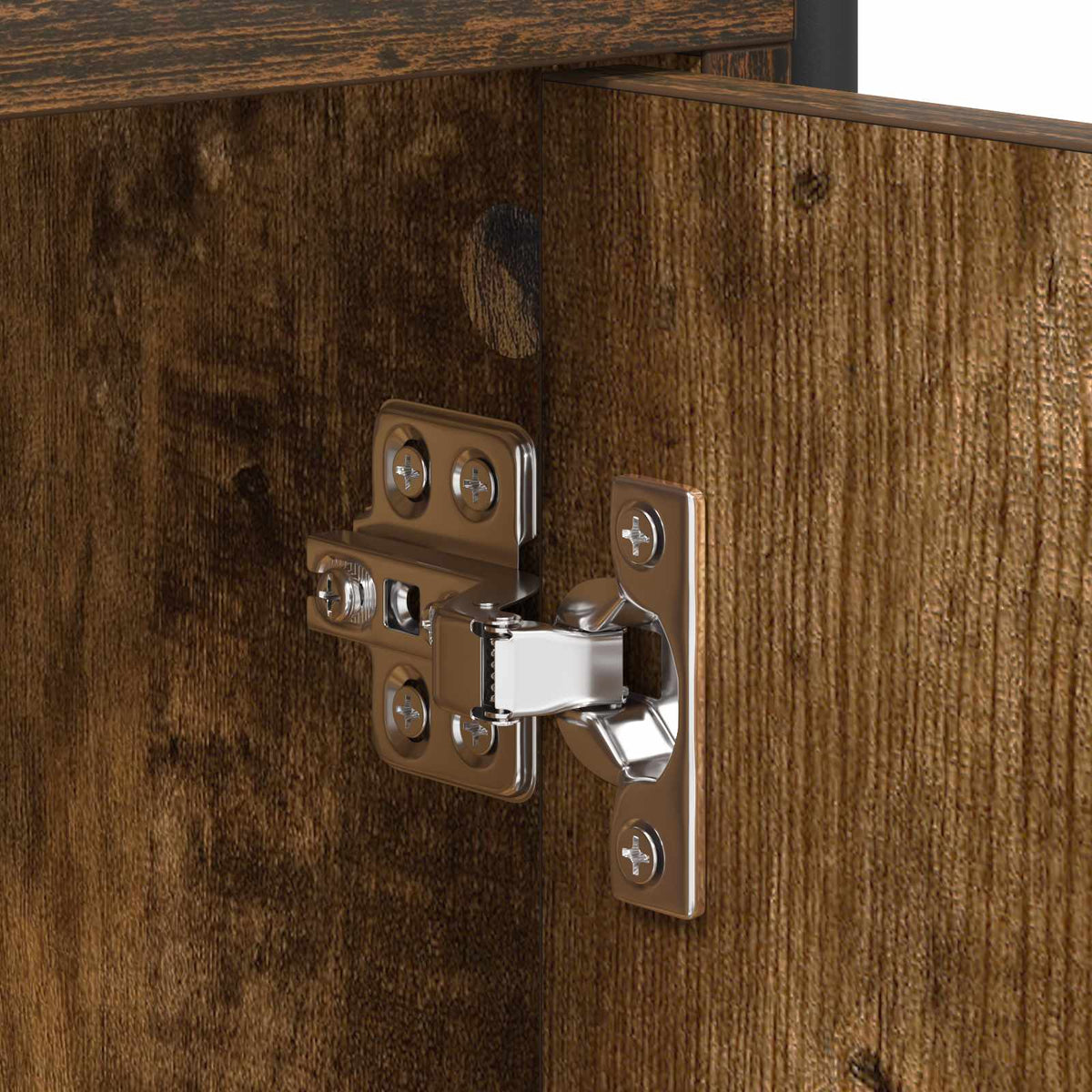 vidaXL Highboard Smoked Oak 65 x 33 x 161 cm Engineered Wood