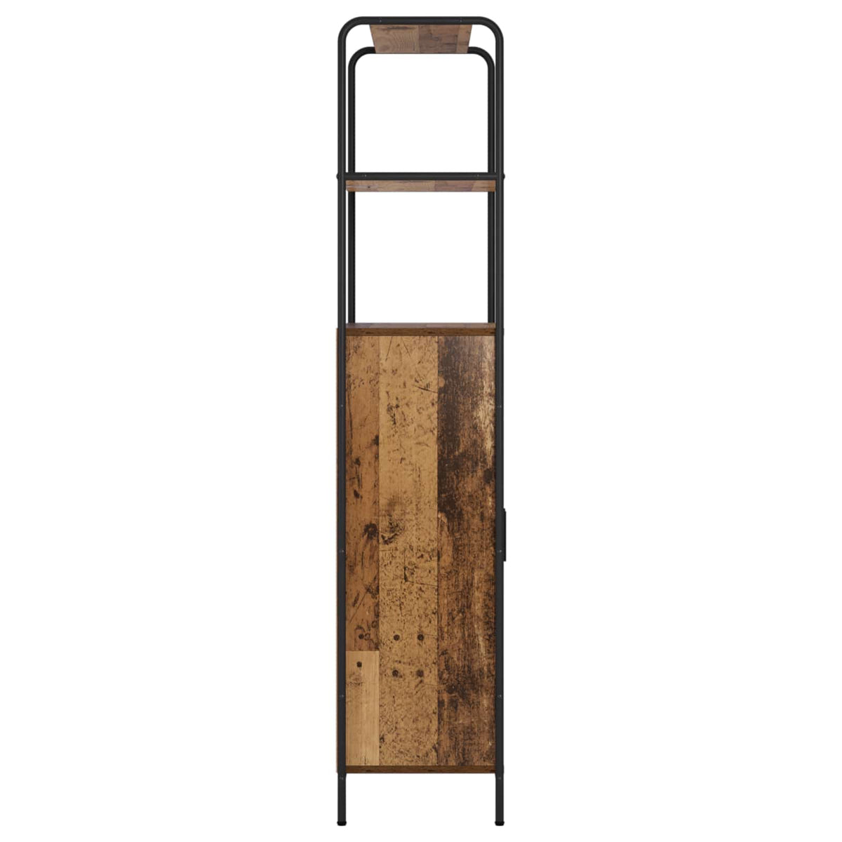 vidaXL Highboard Old Wood 65 x 33 x 161 cm Engineered Wood