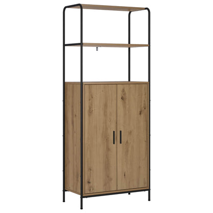 vidaXL Highboard Artisan Oak 65 x 33 x 161 cm Engineered Wood
