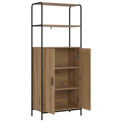 vidaXL Highboard Artisan Oak 65 x 33 x 161 cm Engineered Wood