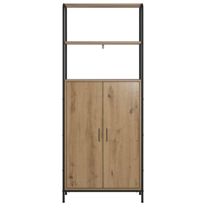 vidaXL Highboard Artisan Oak 65 x 33 x 161 cm Engineered Wood