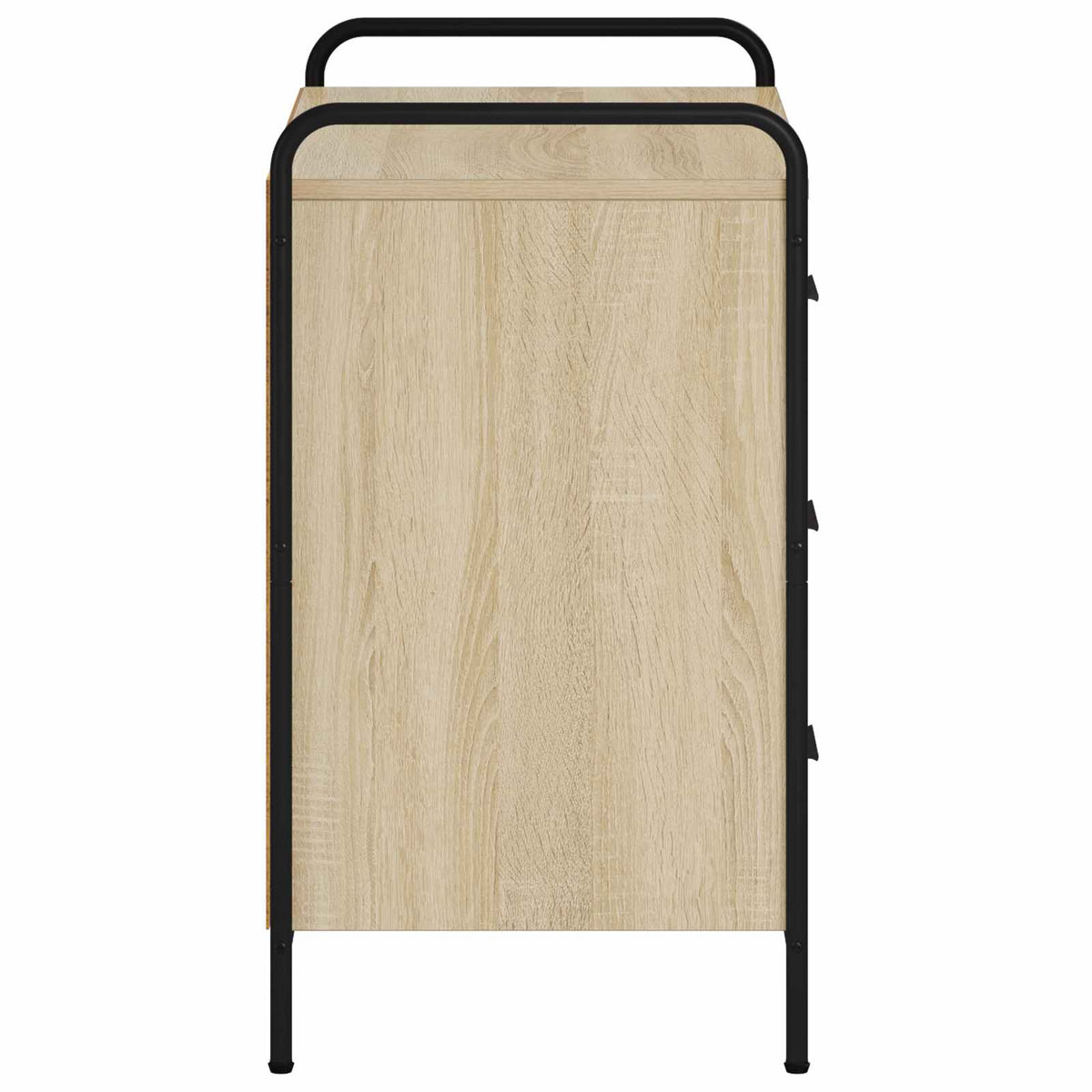 vidaXL Drawer Cabinet Sonoma Oak 70 x 39.5 x 71 cm Engineered Wood