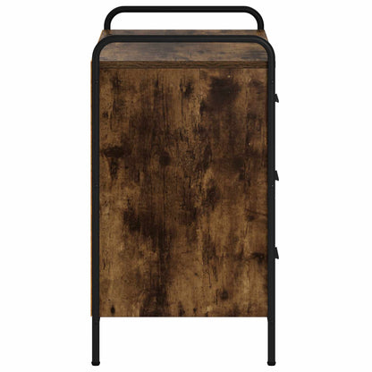 vidaXL Drawer Cabinet Smoked Oak 70 x 39.5 x 71 cm Engineered Wood