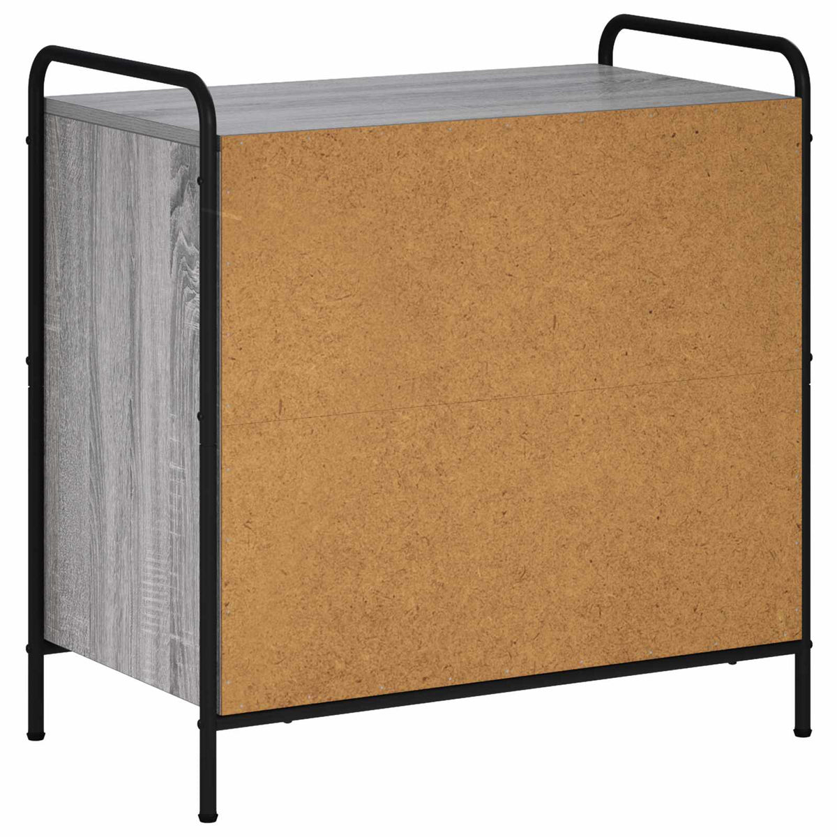 vidaXL Drawer Cabinet Grey Sonoma 70 x 39.5 x 71 cm Engineered Wood