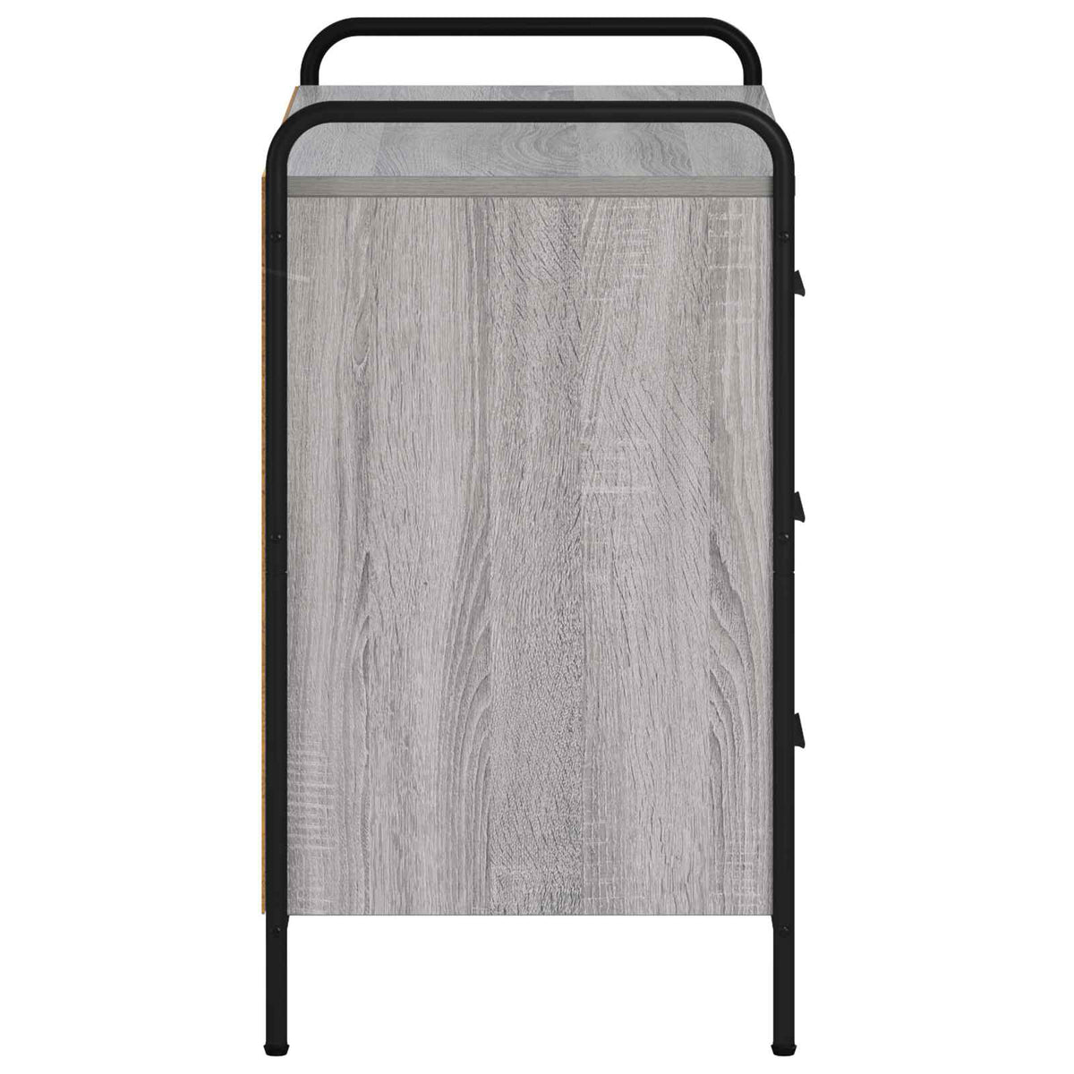 vidaXL Drawer Cabinet Grey Sonoma 70 x 39.5 x 71 cm Engineered Wood