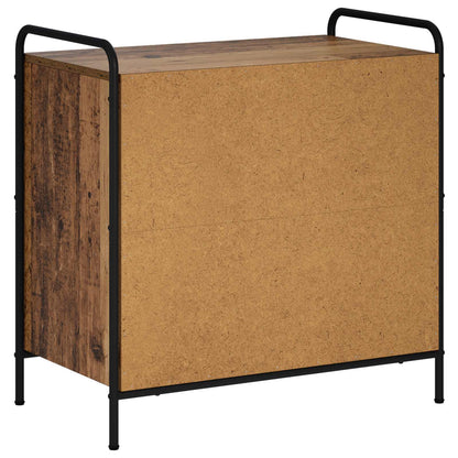 vidaXL Drawer Cabinet Old Wood 70 x 39.5 x 71 cm Engineered Wood