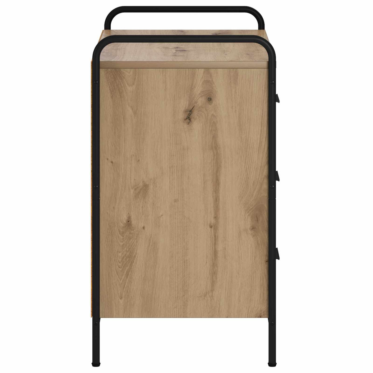vidaXL Drawer Cabinet Artisan Oak 70 x 39.5 x 71 cm Engineered Wood