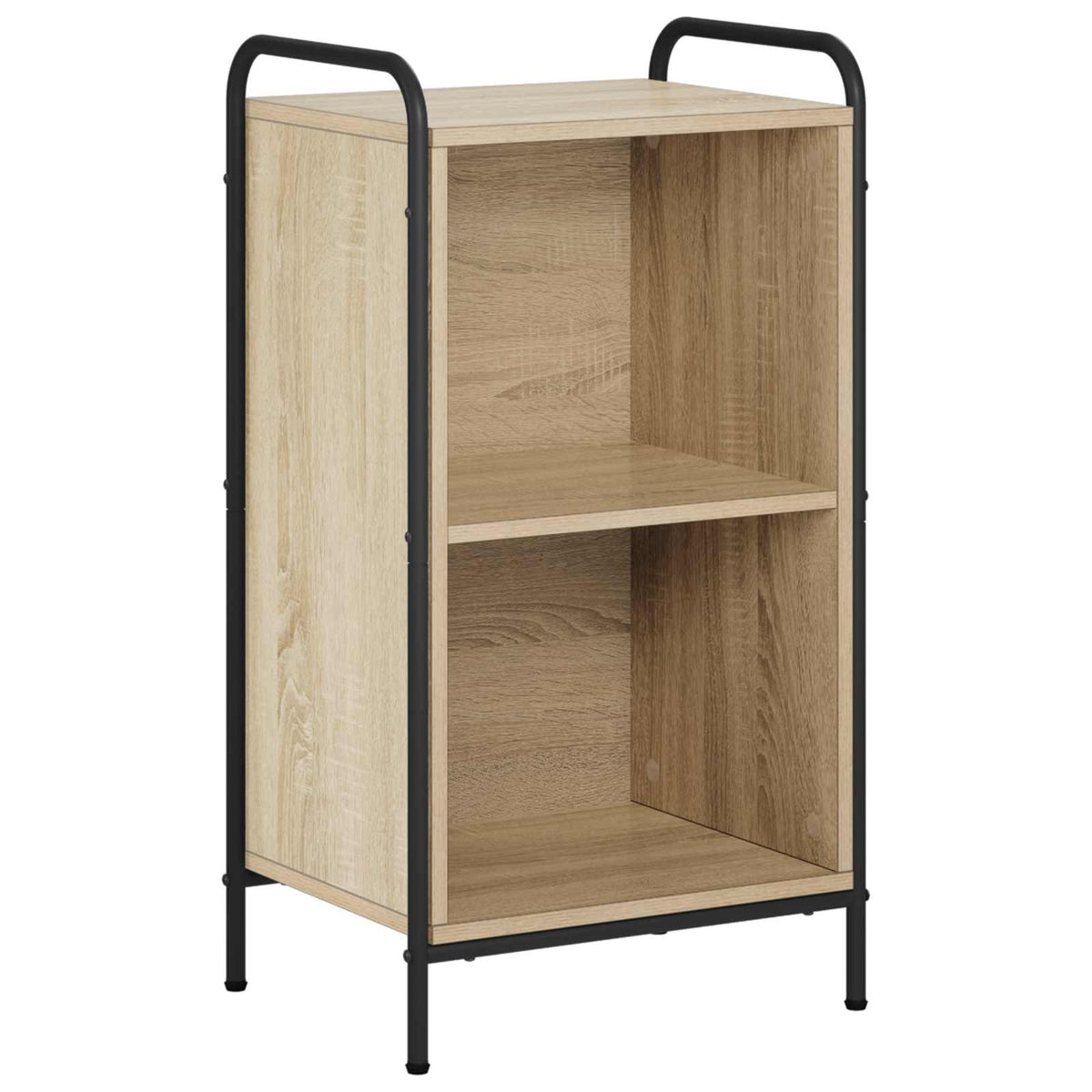 vidaXL Book Cabinet 43 x 33 x 80 cm Engineered Wood Sonoma Oak
