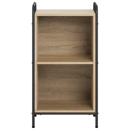 vidaXL Book Cabinet 43 x 33 x 80 cm Engineered Wood Sonoma Oak