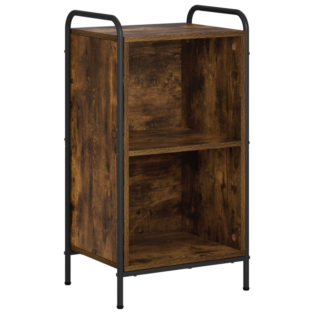 vidaXL Book Cabinet 43 x 33 x 80 cm Engineered Wood Smoked Oak