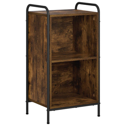 vidaXL Book Cabinet 43 x 33 x 80 cm Engineered Wood Smoked Oak