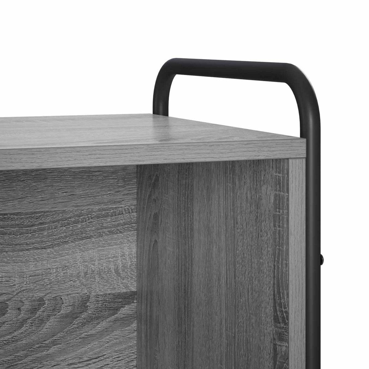 vidaXL Book Cabinet 43 x 33 x 80 cm Engineered Wood Grey Sonoma