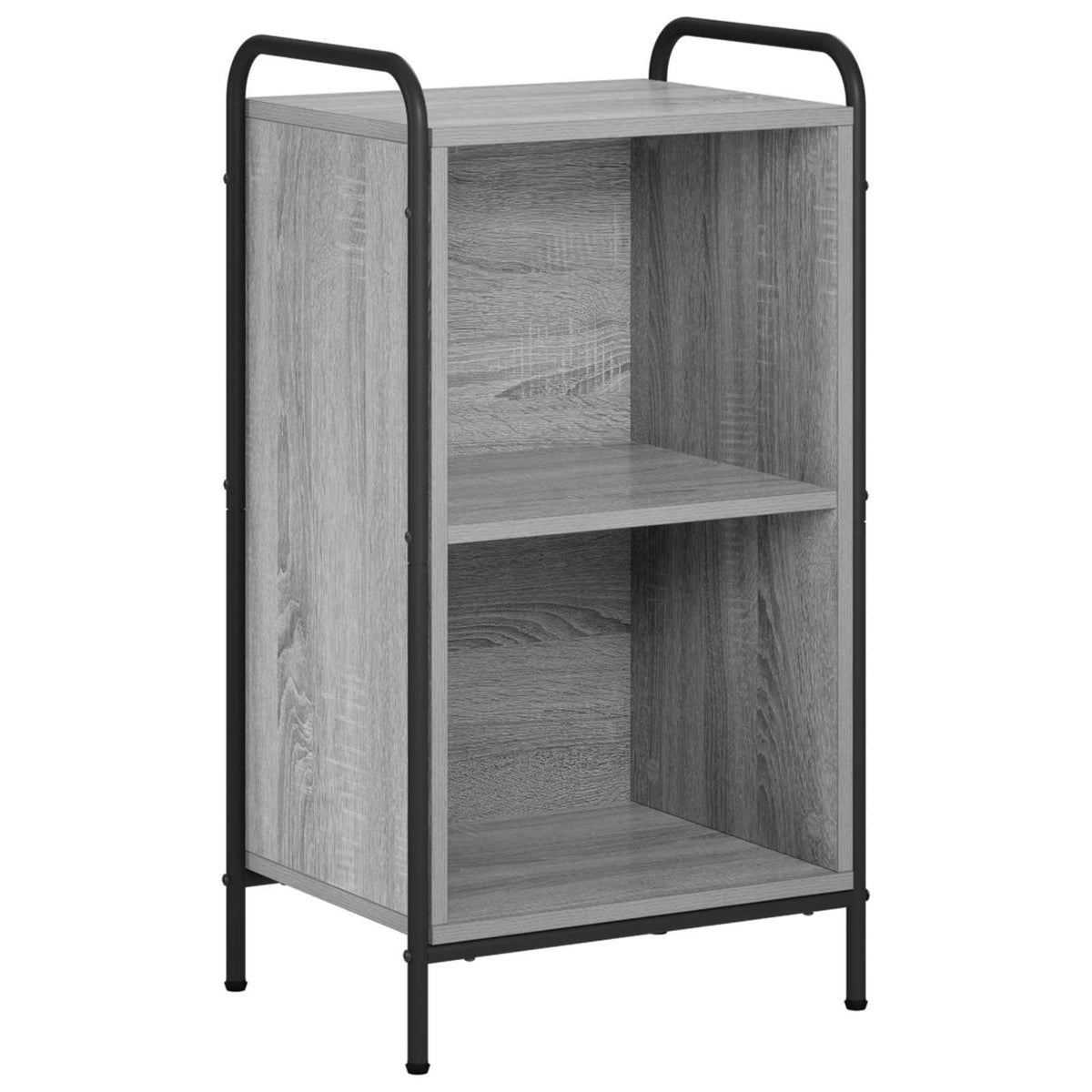 vidaXL Book Cabinet 43 x 33 x 80 cm Engineered Wood Grey Sonoma