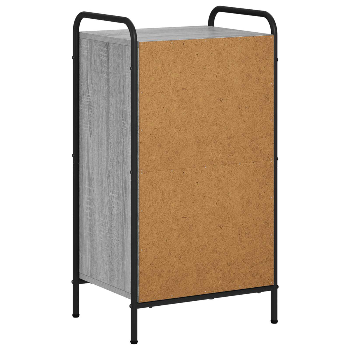 vidaXL Book Cabinet 43 x 33 x 80 cm Engineered Wood Grey Sonoma