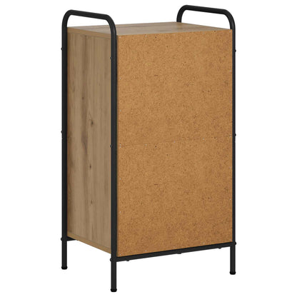vidaXL Book Cabinet 43 x 33 x 80 cm Engineered Wood Artisan Oak