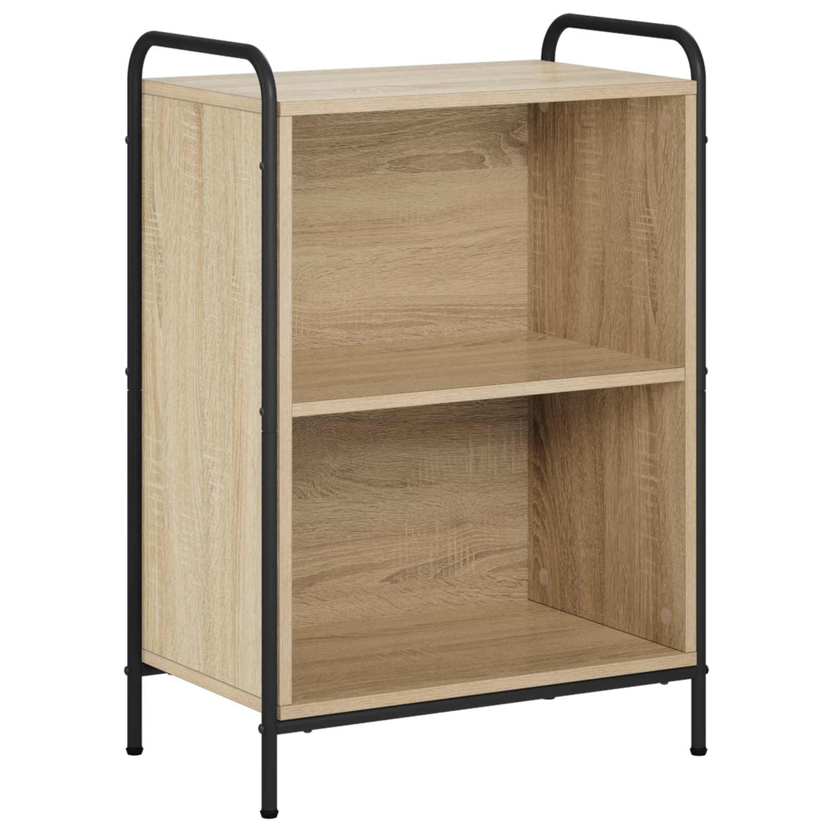 vidaXL Book Cabinet 55.5 x 33 x 80 cm Engineered Wood Sonoma Oak