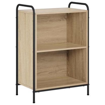 vidaXL Book Cabinet 55.5 x 33 x 80 cm Engineered Wood Sonoma Oak