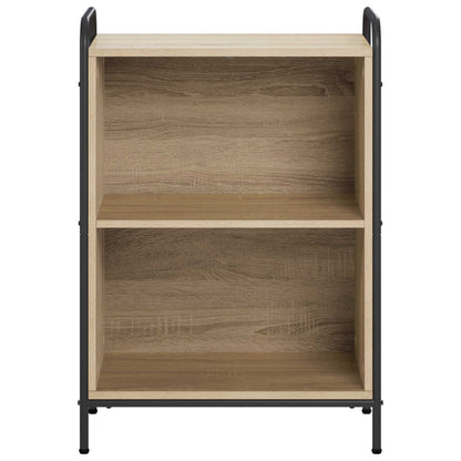 vidaXL Book Cabinet 55.5 x 33 x 80 cm Engineered Wood Sonoma Oak